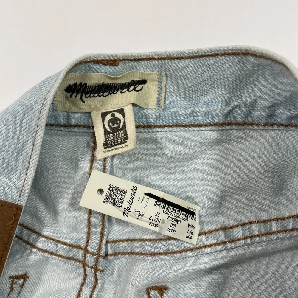 New Madewell Slouchy Boyjean Wrightlane Wash NJ212 - Picture 6 of 10
